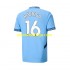 Camisola Manchester City RODRIGO 16 Homem Equipamento Primeiro 2024-2025 Manga Curta